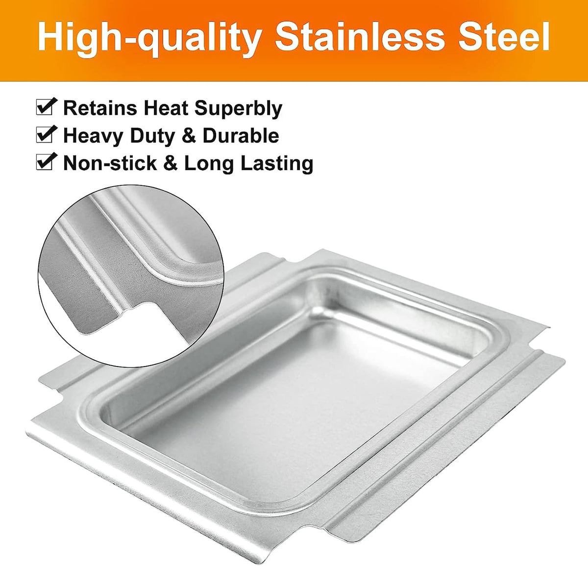 Hisencn Weber Q1000 compatibility image shows a reliable drip-pan replacement.