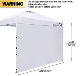 Hisinly oxford cloth sidewall waterproof helps protect gear during rain.