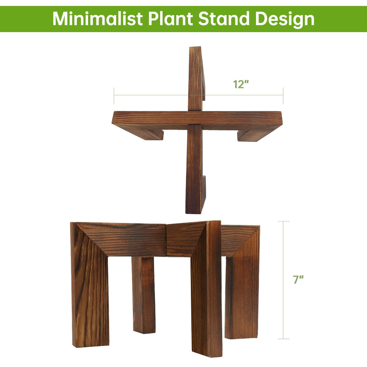 Hismocal 5-18 inch pot compatibility plant stand fits many planters