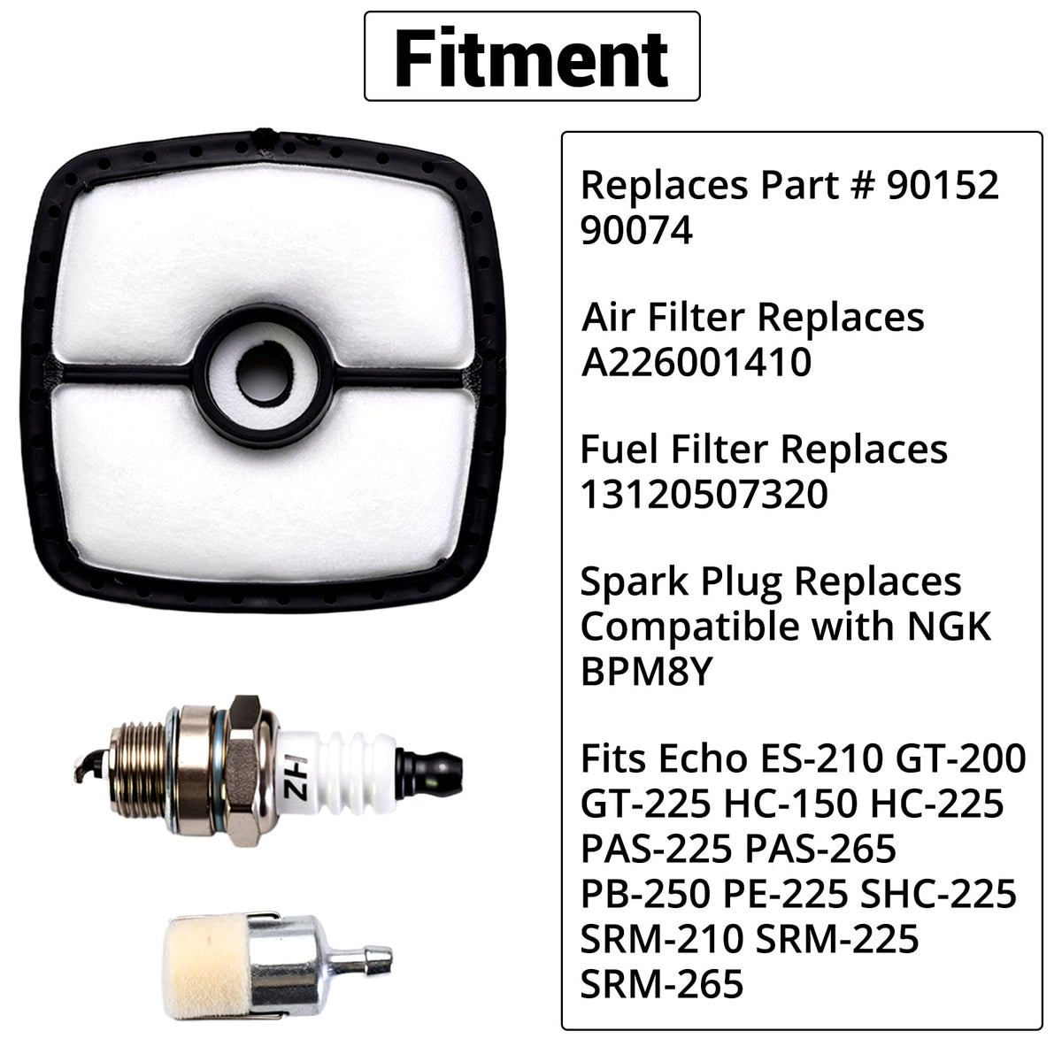 hiSpkNix SRM-225 fuel filter closeup supports clean fuel delivery