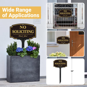 HISVISION engineering-grade aluminum sign resists rust and weather