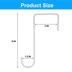 Hitefu bird feeder hook securely suspends feeders along the fence