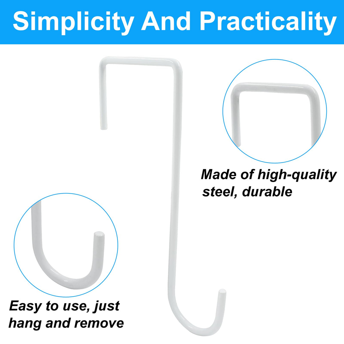 Hitefu outdoor light hook enables quick tool-free setup for lighting