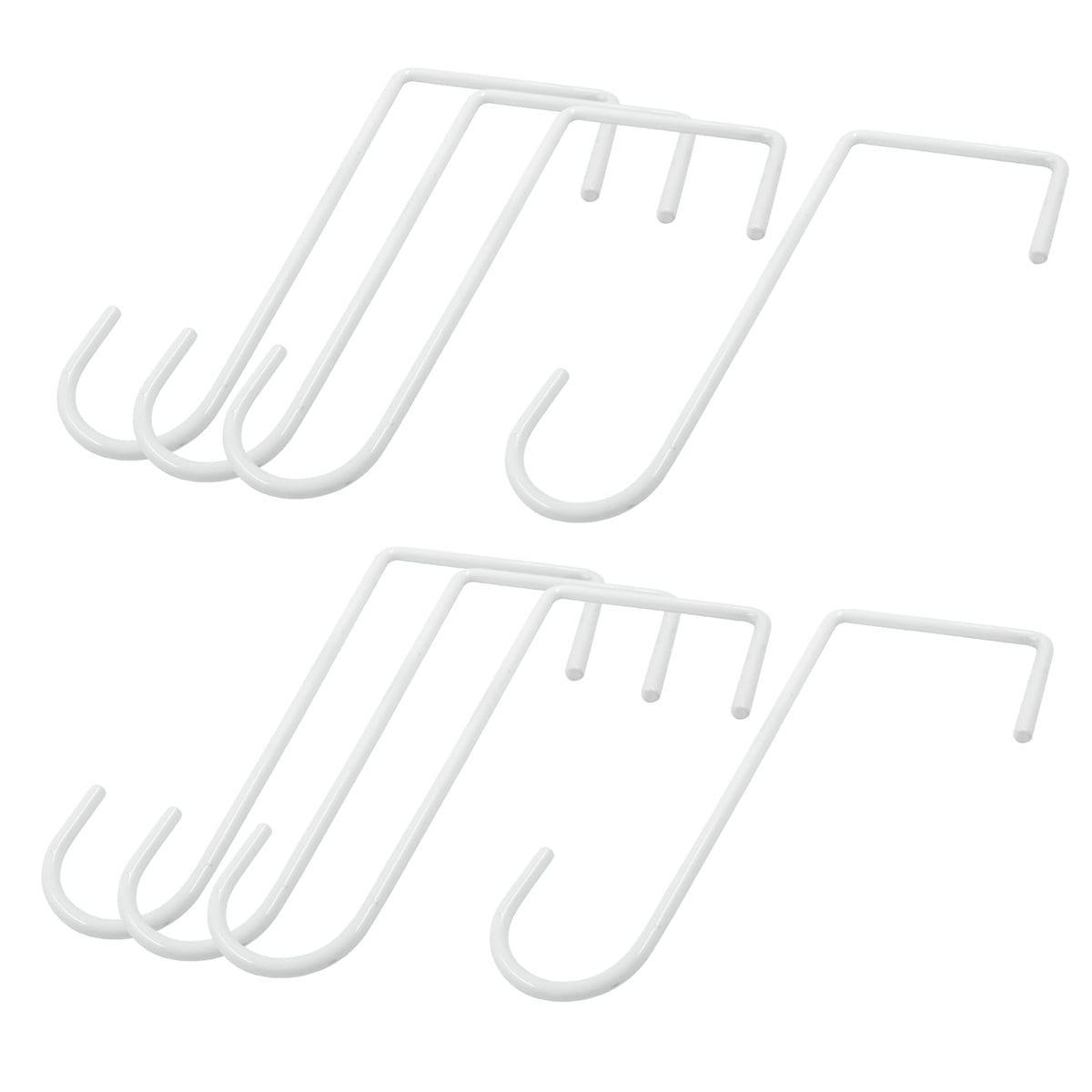 Hitefu white powder-coated steel fence hook, weather-resistant outdoor solution