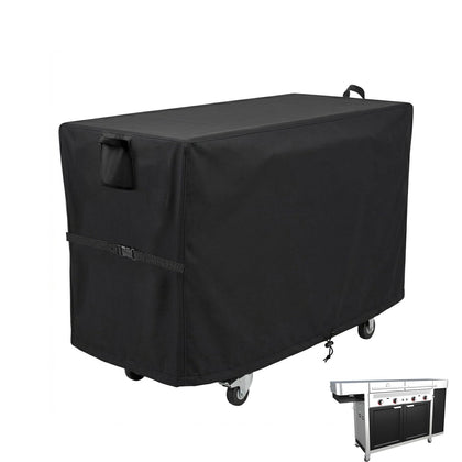 Hiticover grill cover protects Charbroil Medallion Vista 4-burner from weather