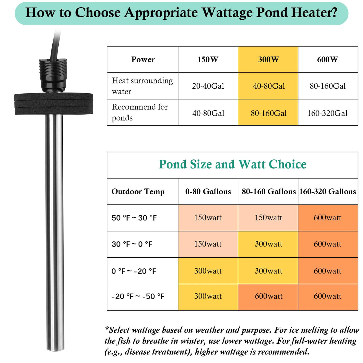 HITOP outdoor plug and safety features for pond installation.