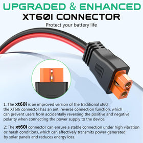 Hiutgowt XT60i solar cable with XLPE jacket offering high-temperature and UV resistance.