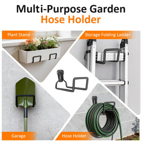 Hivenlly outdoor wall mount suitable for hoses and lightweight gear.
