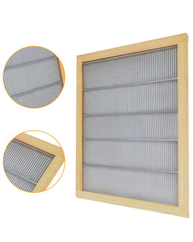 HiveSweet queen excluder grid detail shows sturdy metal middle.