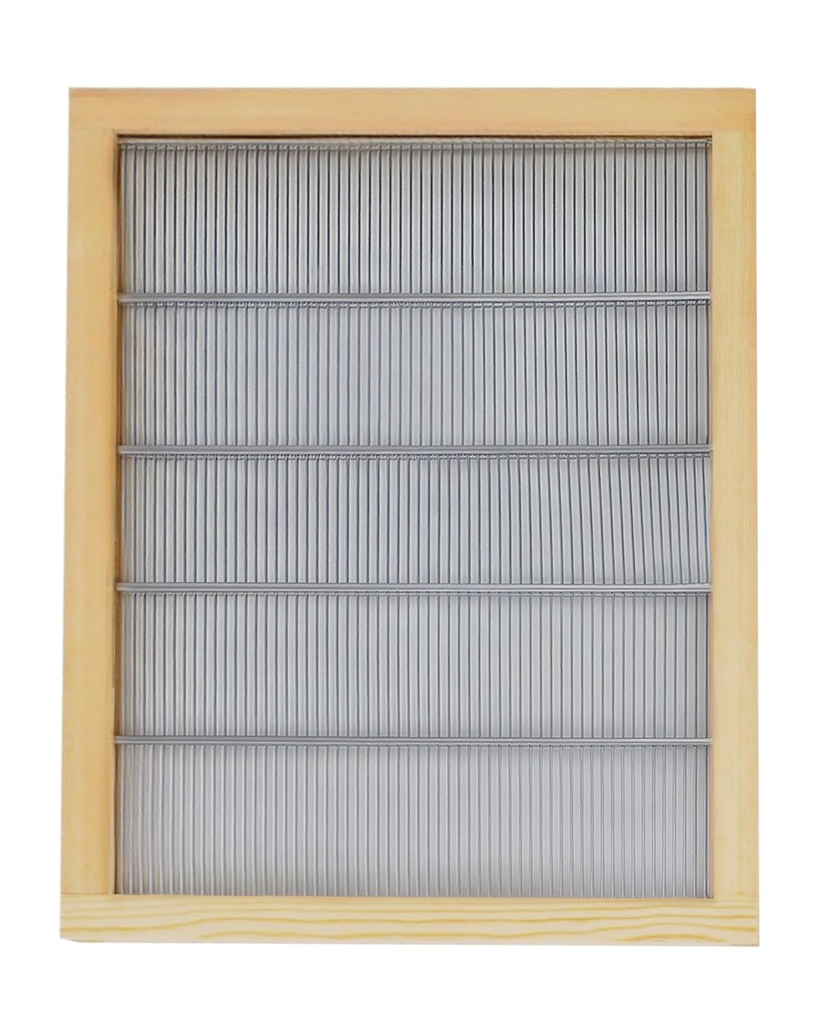HiveSweet wooden frame with metal middle provides strong excluder.