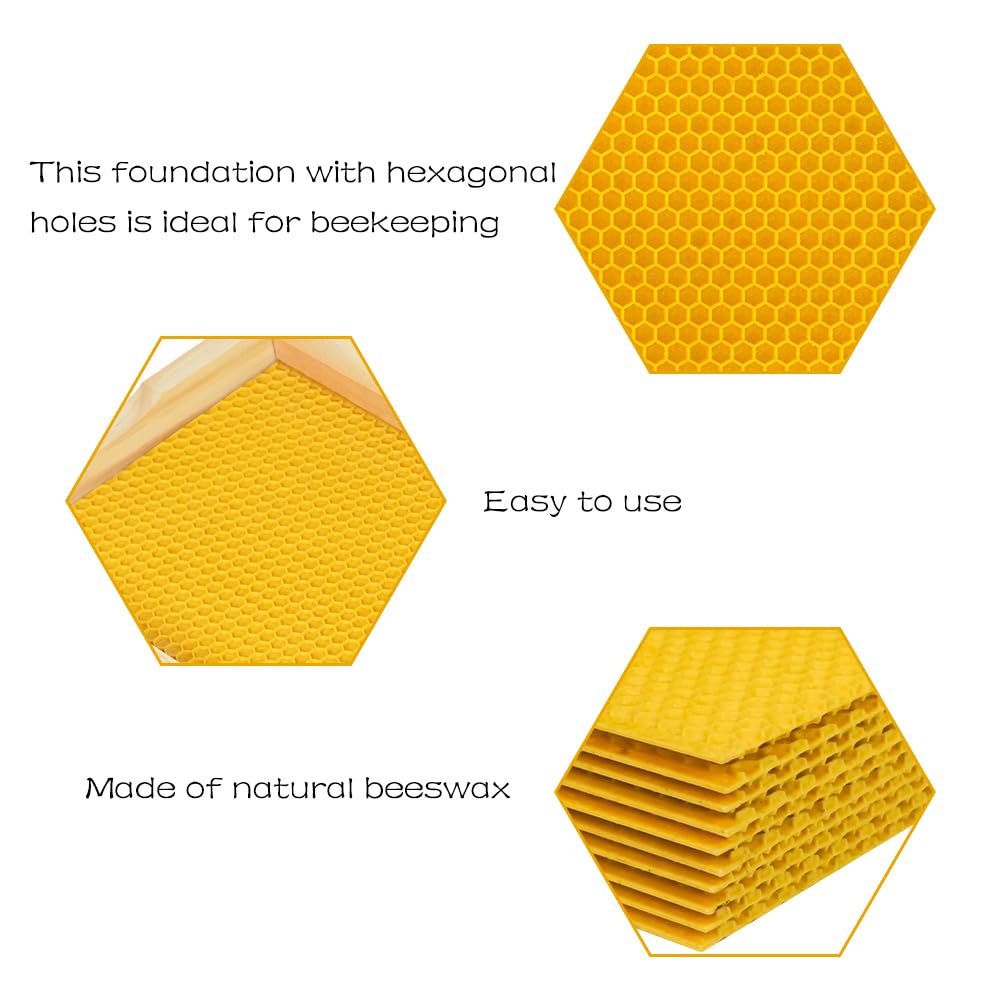 HiveSweet easy-sliding foundation sheets simplify frame installation for beekeepers.