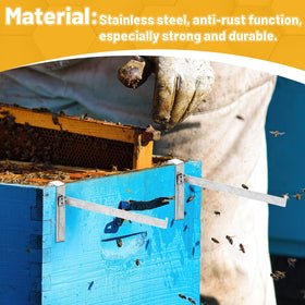 HiveSweet frame perch easy-to-use design for quick setup on most hives.