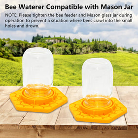 Hexagonal rimmed water feeder design for steady refills.