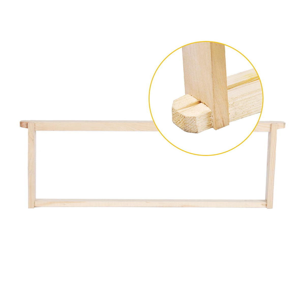 HiveSweet Langstroth deep frame assembled with nails for quick setup