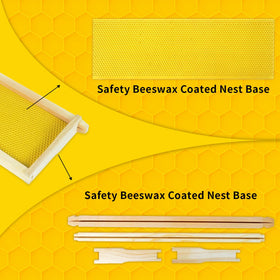 HiveSweet New Zealand pine frame combines durability with natural beeswax