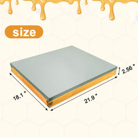 HiveSweet ten-frame cover dimensions ensure reliable fit on standard hives.