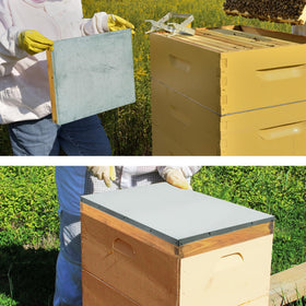 HiveSweet top ironwork detail highlights a sturdy, snug seal for protection.