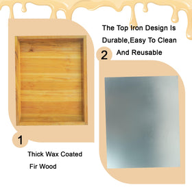 HiveSweet wax-dipped wood detail showcases premium resilience for long-lasting hive parts.