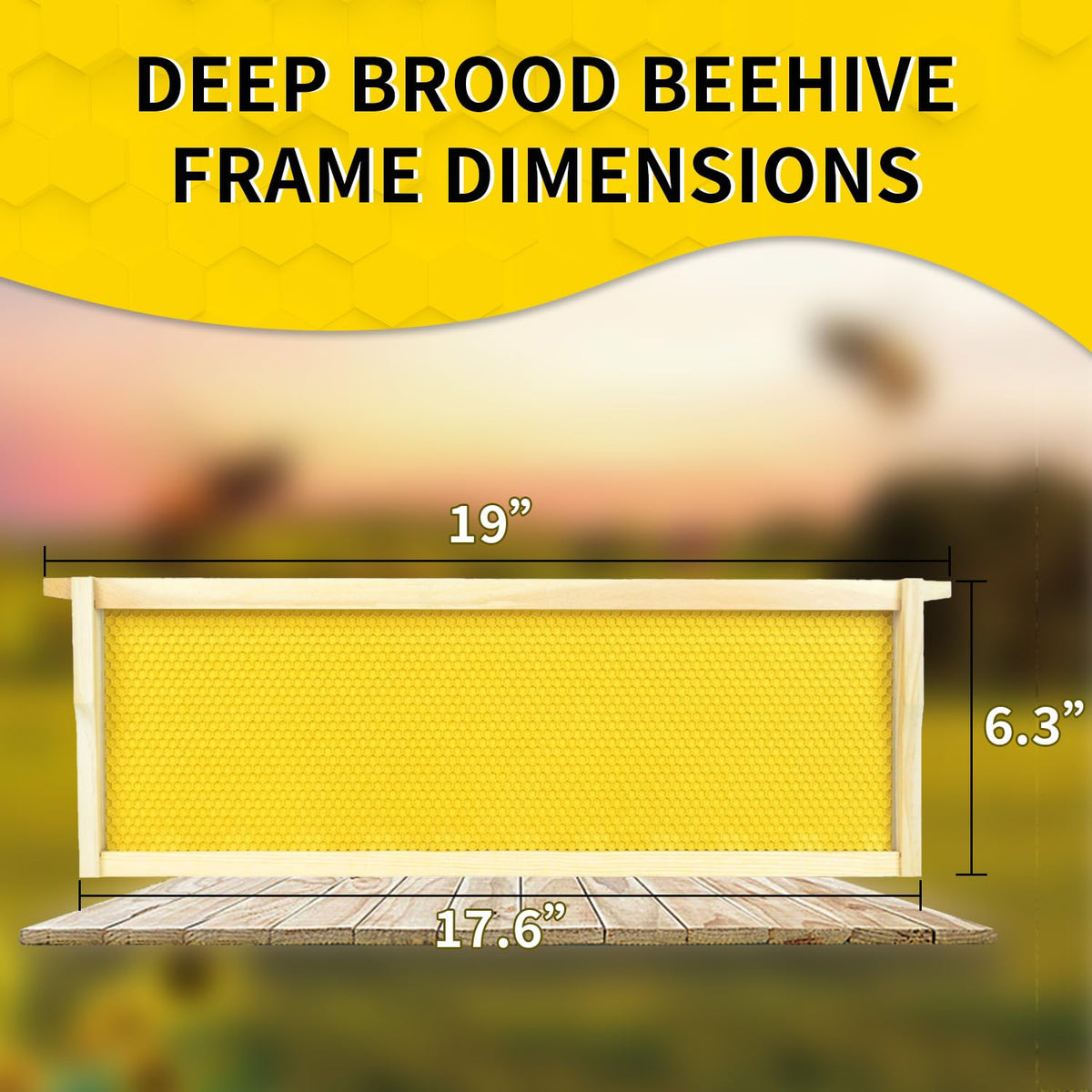 HiveSweet wax foundation-coated base promotes natural comb building in hives