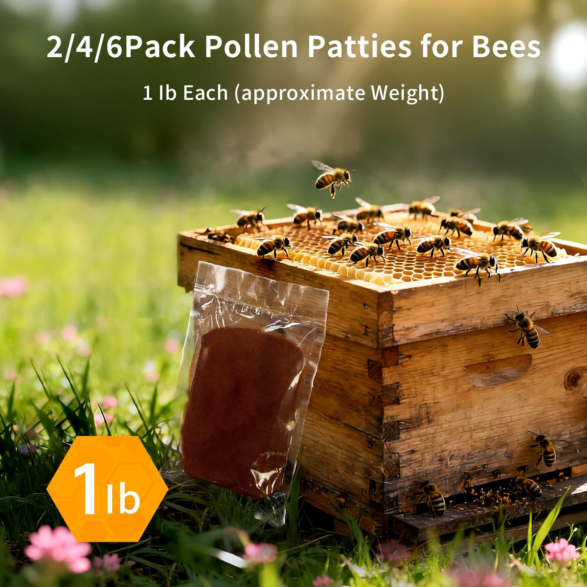 HiveSweet winter nutrition support for thriving honey bee colonies