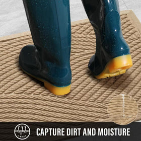 HIYARD deep groove water capture design keeps floors dry by channeling moisture