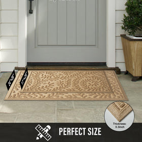HIYARD easy-clean door mat suitable for quick hose rinses and vacuuming.