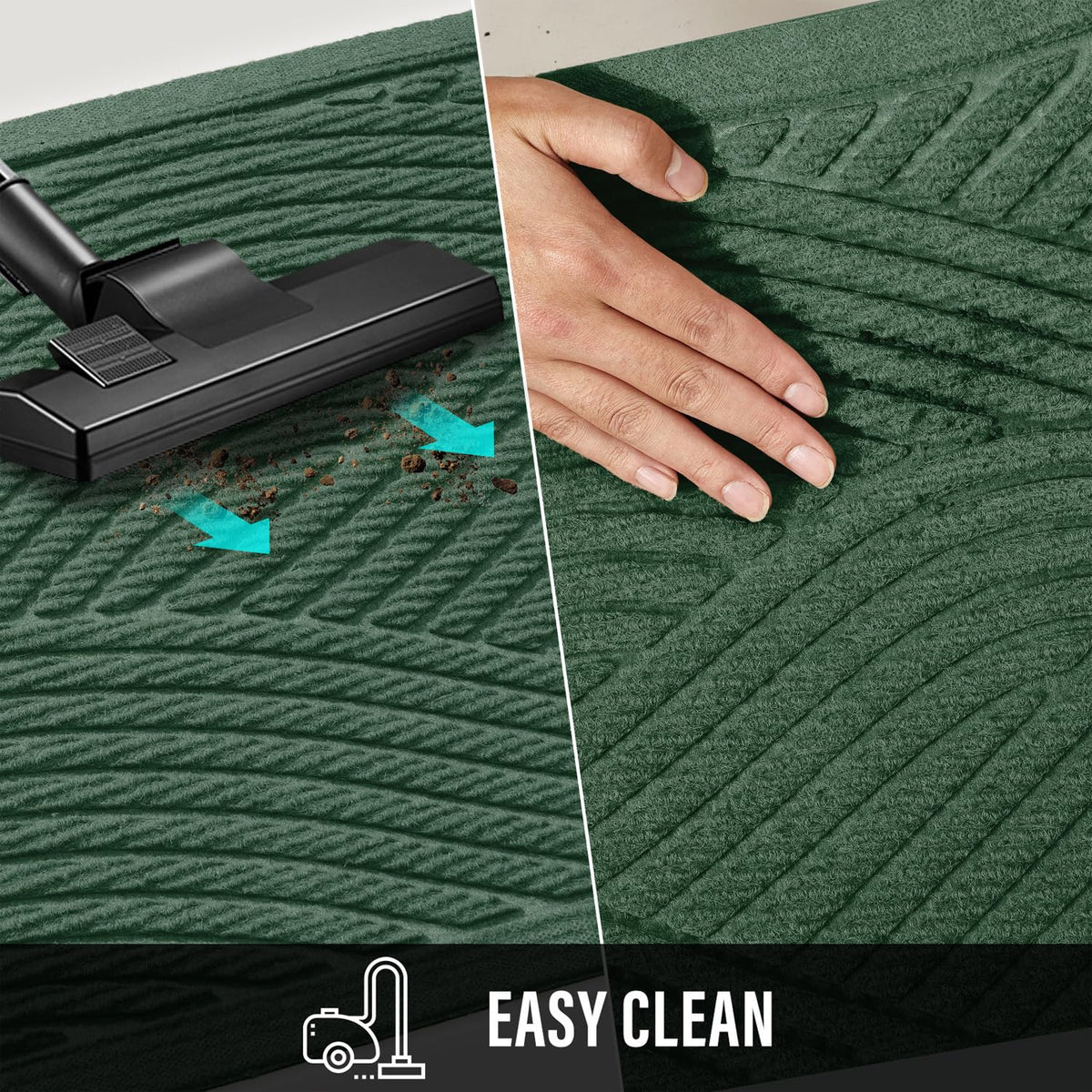 HIYARD eco-recycled fabric mat suitable for year-round use.