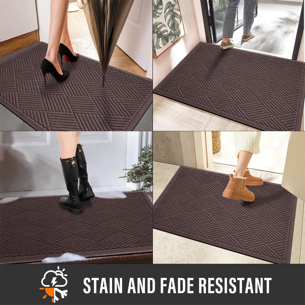 HIYARD low-profile mat fits under doors without snagging