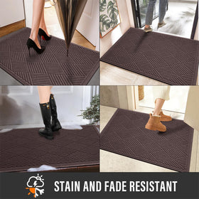 HIYARD low-profile mat fits under doors without snagging