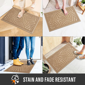HIYARD low-profile 0.3-inch mat clears door gaps and entryways