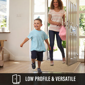 HIYARD low-profile 0.3 inch mat fits under doors without jamming