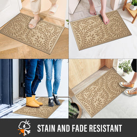 HIYARD low-profile mat fits under doors without jamming.