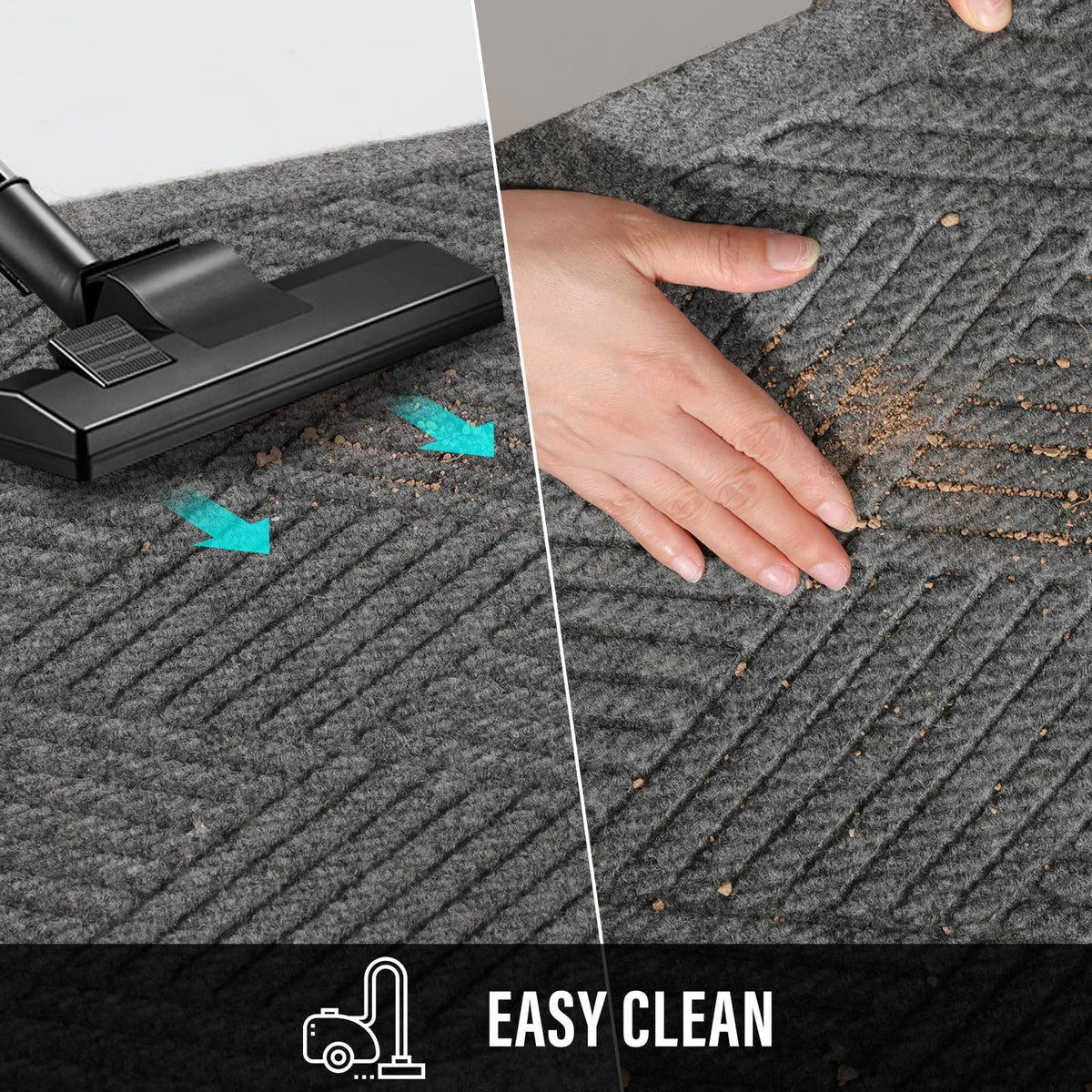 HIYARD versatile entryway mat suitable for front, back, and patio doors