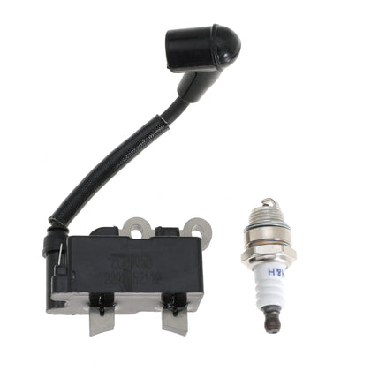 Hiyeve ignition coil with spark plug for Ryobi—reliable starts.