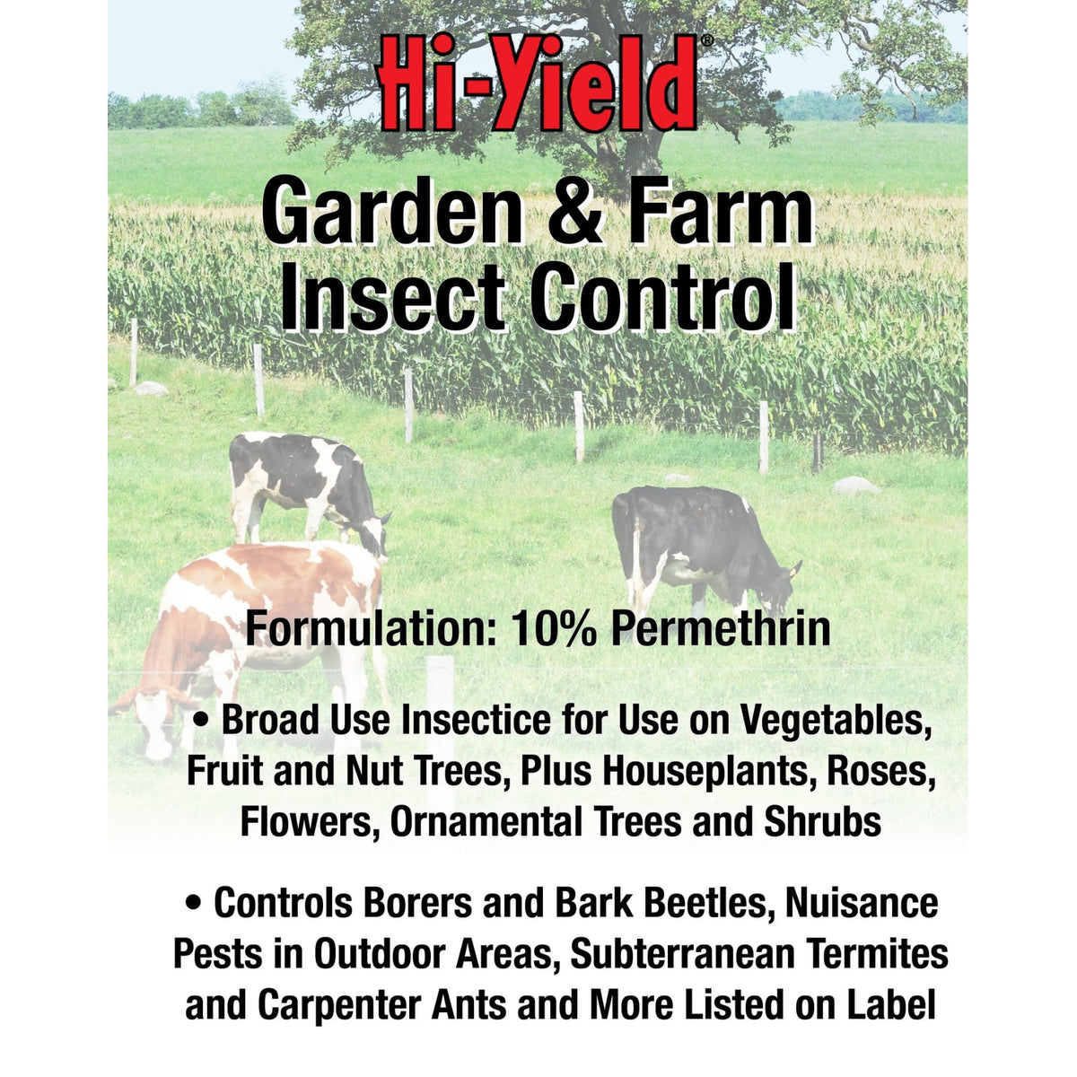 Hi-Yield insects on plants demonstrate targeted pest control for healthier foliage.