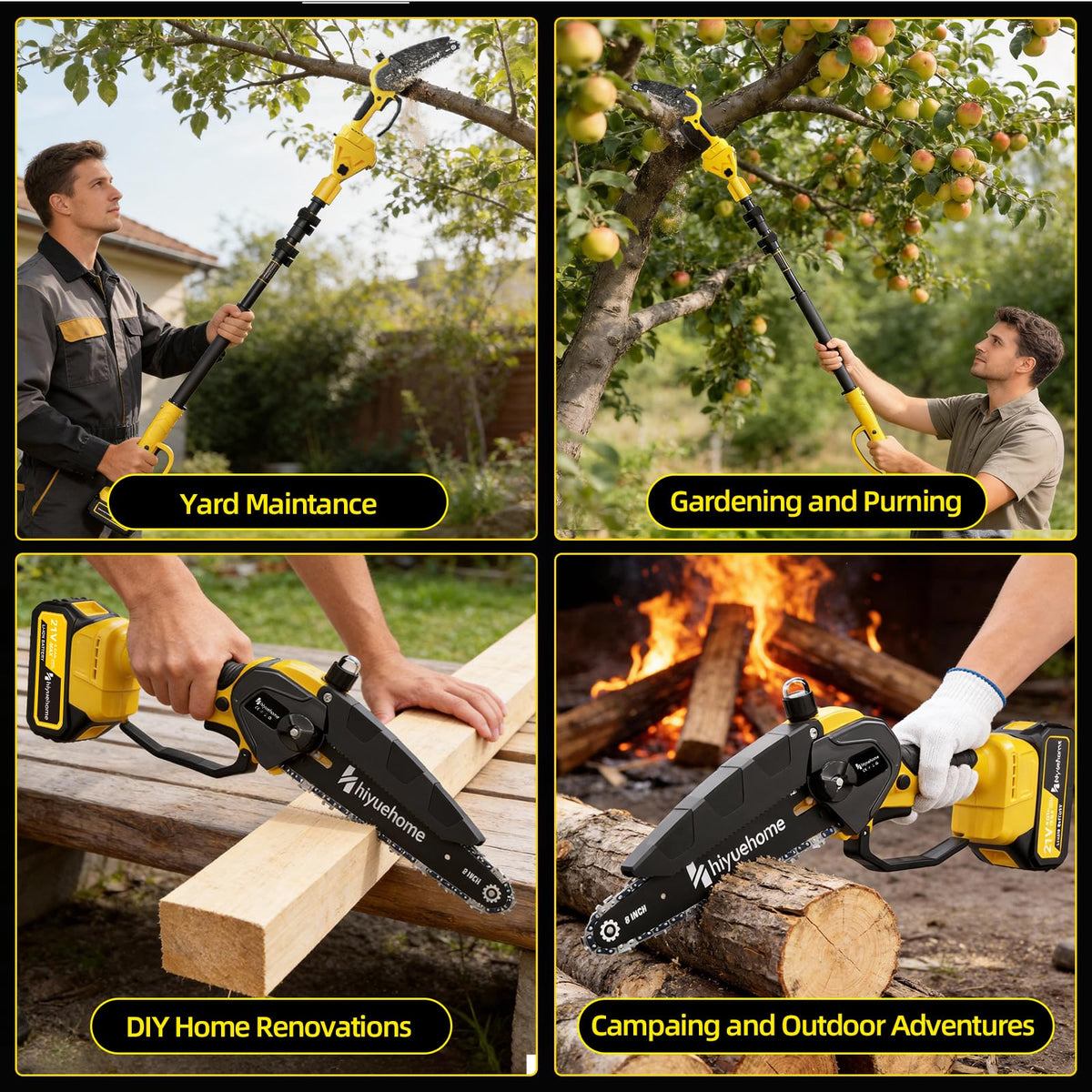 Hiyuehome box contents include safety gear for ready outdoor use.