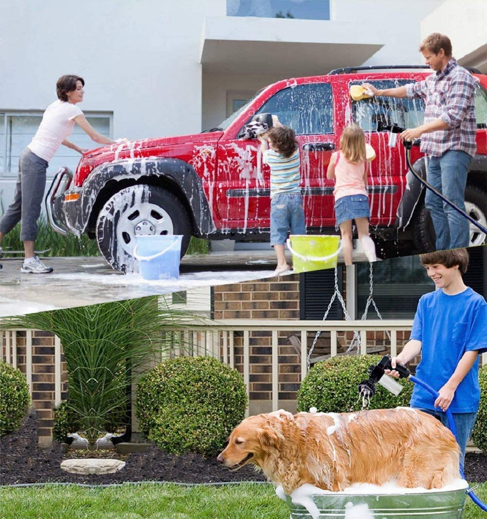 Hjkiopc high-pressure setting delivers a strong rinse for stubborn dirt.