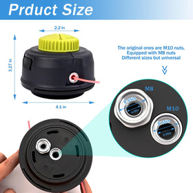 YHJDC compatibility image highlights fit with Ryobi weed eaters for easy replacement.