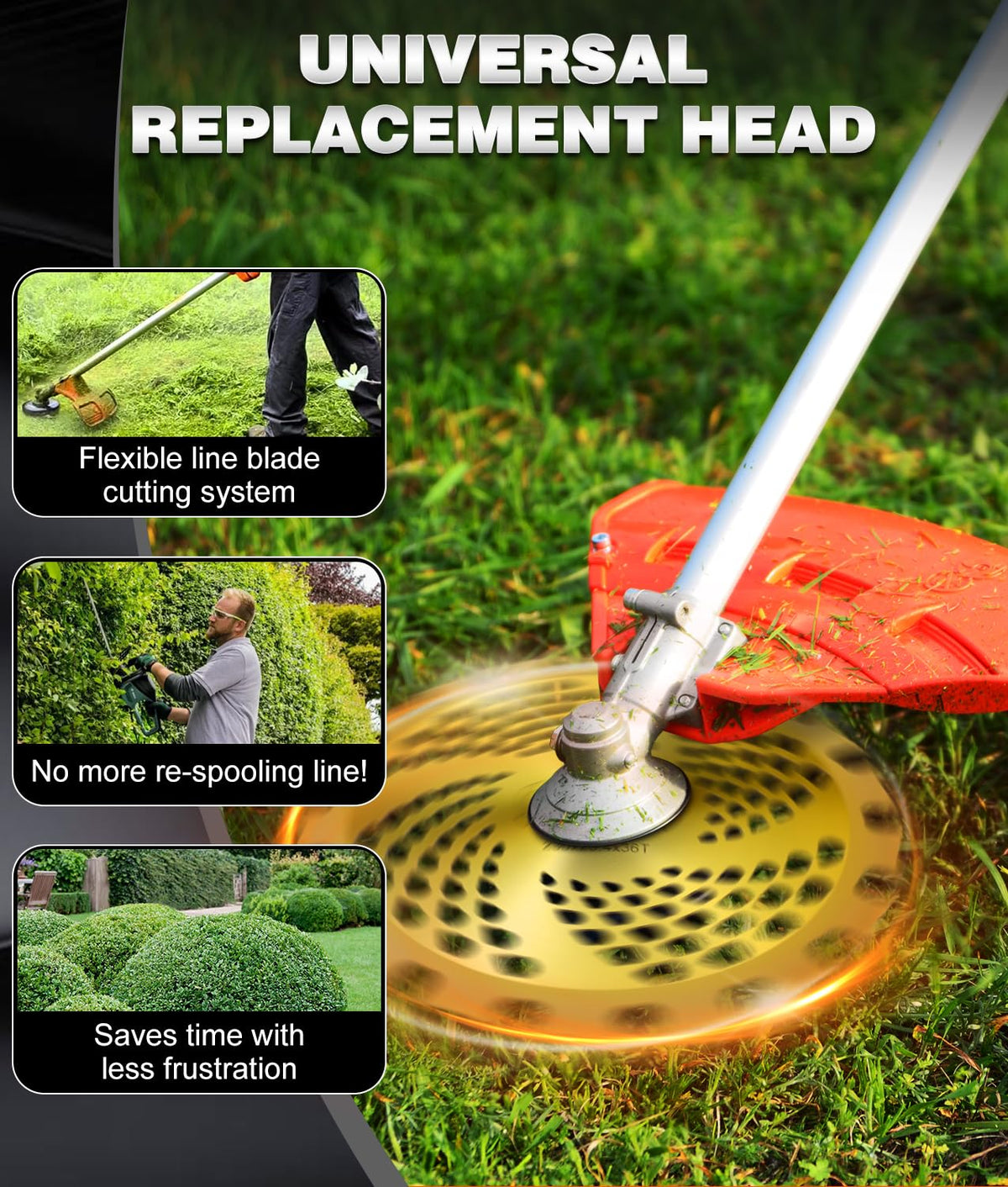HK trimmer accessories kit with wrench and head cover