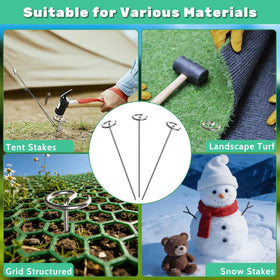 HKKZYT outdoor-use stakes suitable for tents and fences