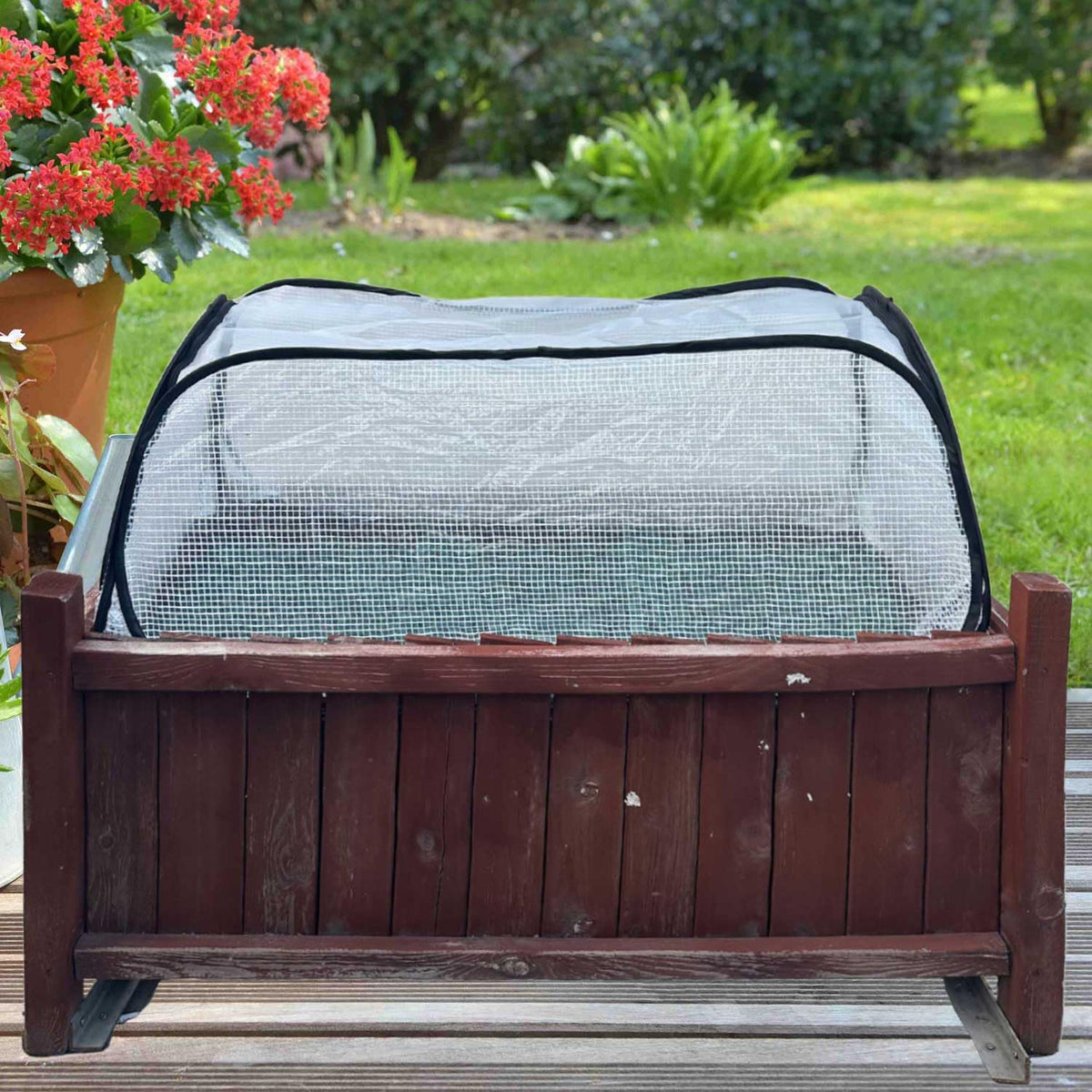 Hkvoxim Garden Rows Cover raised bed usage suitable for raised beds and plots.