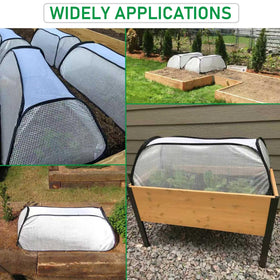 Hkvoxim Garden Rows Cover 45x22 inches fits raised beds and plots.