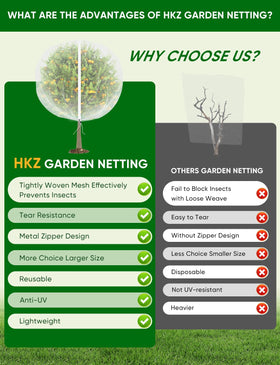 HKZ drawstring system speeds setup and removal for netting