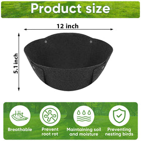HKZ easy-install folding design simplifies setup in any hanging basket.