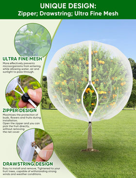 HKZ netting helps reduce pesticide use while shielding crops
