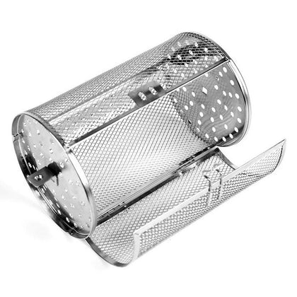HKZTUY rotisserie basket front view for versatile cooking