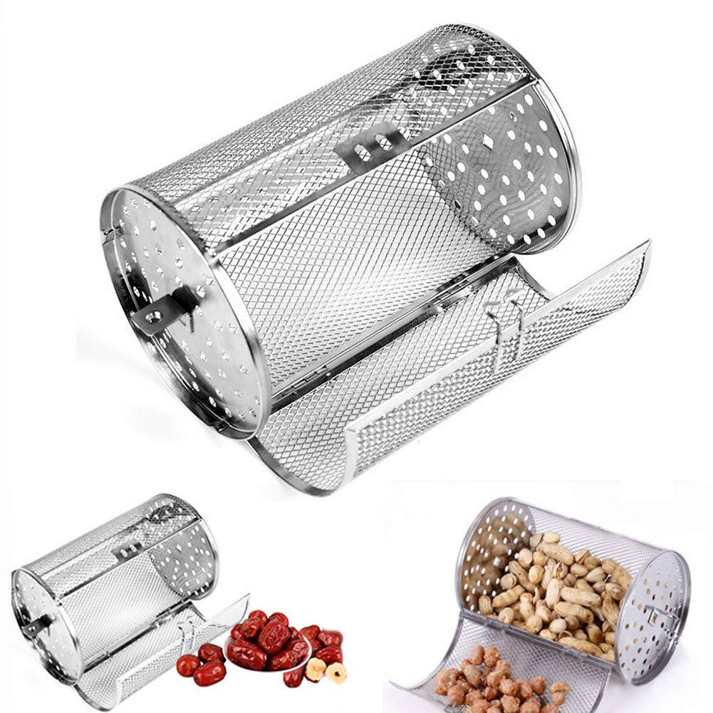 HKZTUY rotisserie basket fits 1/4 inch rotisserie rods