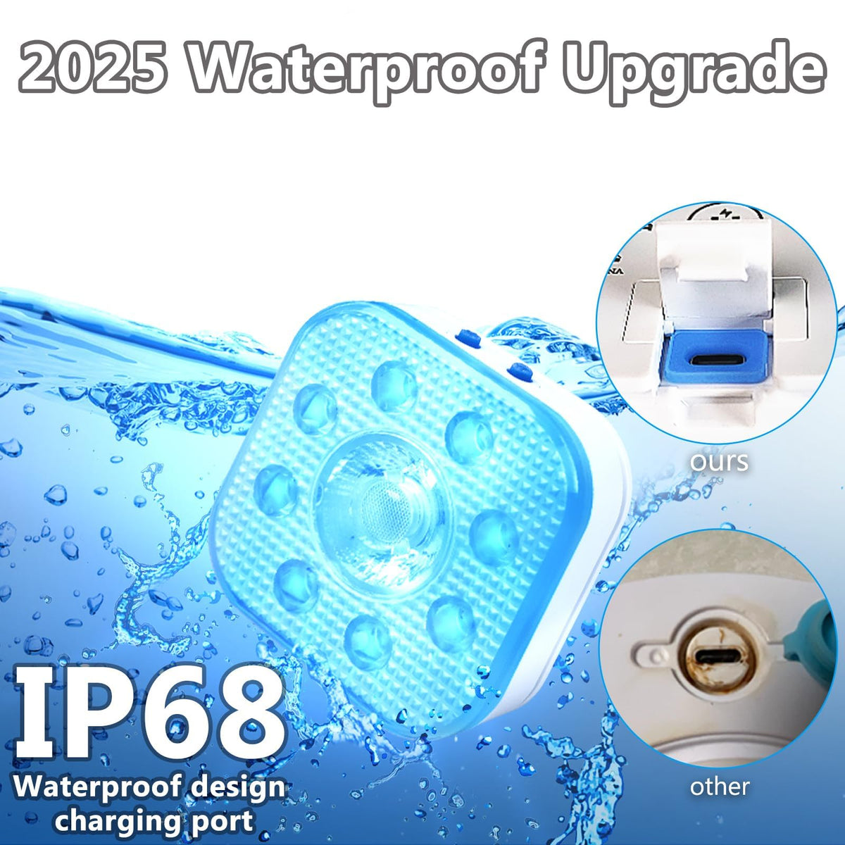 HL fountain lighting enhances water features and sprays.