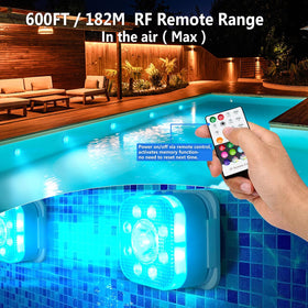 HL four-pack lighting set offers versatile underwater illumination.