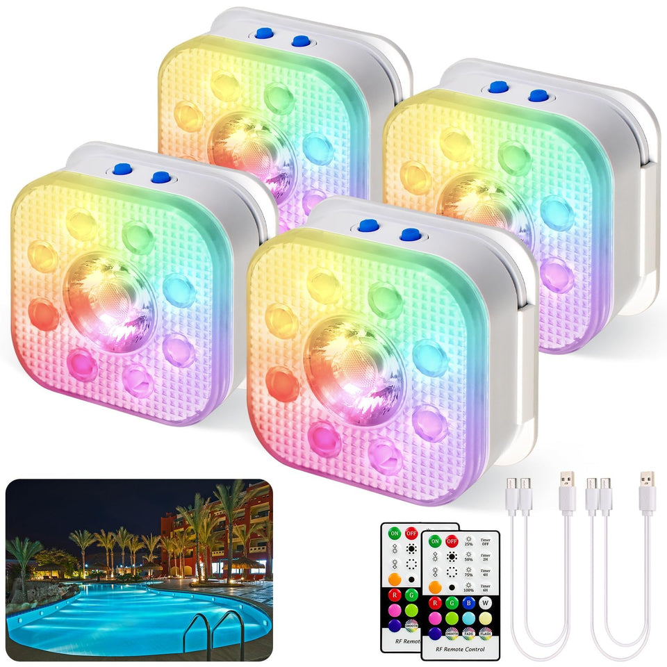 HL pool lights submersible LED remote underwater illumination for pools.